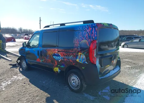 2017 Ram Promaster City Tradesman z USA, uszkodzony, nr VIN ZFBERFABXH6H21696